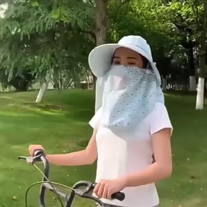 UV Protection Sun Hat Full Face Cover For Fishing Outdoor Hiking Camping