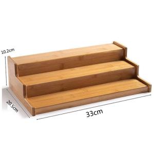 YINGBAOHONG | Multi-function Bamboo Spice Rack Three Tiers