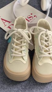 Wht Shoes Industry Mingkuang MINGKUANG Street Fashion Ugly and Cute Big Head Canvas Shoes Womens Platform All Match R Style Womens Shoes