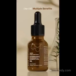 Bare Anatomy 100% Pure & Natural Rosemary Essential Oil for Hair Growth & Thickness (15ml)