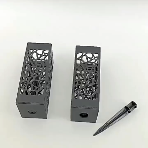 2Pcs Cemetery Vases/Grave Flower Holders/Long Spikes Grave Vase/Spikes Cemetery Vases/Grave Flower Pots for Outdoor Grave Deco/Hollow Outdoor Lawn Cemetery Garden Flower Basket Vase Flower Holder.