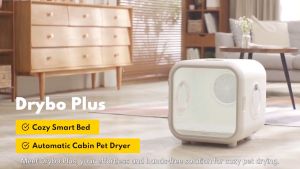 BlackMimi HOMERUNPET Drybo Plus 39 Celcius Automatic Pet Cat Drying Box Pet Dryer Low Noise Gentle Dryer for Cat