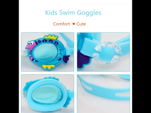 Kids Cartoon Swimming Goggles Big Frame Waterproof Anti-fog HD Glasses Equipment children Swimming Googles 游泳镜