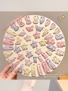 NING ZHOU | Star Pink Hair Clip For Girls To Manage Flyaways