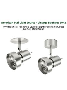 Antiglare Embedded Living Room Bauhaus Style Spot Light