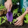 Garden Scoop Multi-Function Pp Plastic Soil Shovel Spoons Handy Garden Scoop For Soil Compost Planting Re-Potting Digging Tools. 