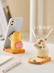 Office Desk Surface Panel Decorations Cute Cat Bunny Mobile Phone Holder Small Ornaments Girlfriend Girlfriends Birthday Gift