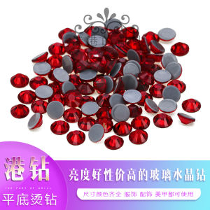 Big Red Flat Diamond Bikini Dancewear Heat Transfer Rhinestones Latin Dance Shoes Diamond Jewelry Brushing Picture Accessories