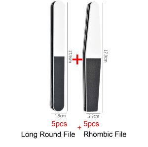 5pcs Model File Elongated Round Rhombic for Gundam Gunpla GK DIY Model Making Tool Practical Washable Multipurpose Model File