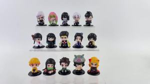 Bandai | Bộ Tượng Nhỏ Q Posket Demon Slayer 5 Món/10 Món Kimetsu No Yaiba Đồ Chơi PVC Để Trang Trí Bàn Làm Việc Hàng Sưu Tầm Bán Buôn