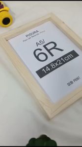 Pigura Kayu Jati Belanda Ukuran 6R 14.8x21 cm A5 Bingkai Frame Kayu Jati Belanda Ukuran 6R 14.8x21 cm A5