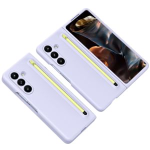 szhaiyu | Shockproof Matte Solid color Phone Case For Samsung Galaxy Z Fold 8 7 6 5 4 Ultra with S Pen Slot Stylus Protection Hard Cover