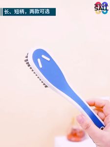 Multi Functional Cleaning Brush Shoe Brush Laundry Brush Practical Soft Bristle Brush Comfortable Long Handle Multifunctional Laundry Brush Clothes and Shoes Cleaning Tool Household Soft Bristle Brush