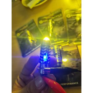 LAMPU UTAMA MOTOR BEBEK MATIC H6 LASER 2 WARNA PLUS SENJA BIRU 12VOLT UNIVERSAL
