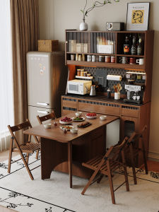 FANLUOWEI | Space-Saving Dining Storage Cabinet with Foldable Table