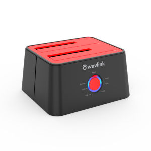 WAVLINK 2.5/3.5 inch HDD Docking Station SSD Hard Drive Dock Casing Hardisk External HDD Portable