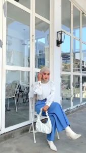 Kulot Jeans Jumbo Oversize Bahan Jeans Premium Import Denim Boyfriend