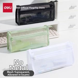 deli | Exam Specific Durable Large Capacity Transparent Pen Bag