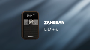 SANGEAN DDR-8 Bluetooth Wooden Cabinet Radio Walnut/White Ash - 1 Year Manufacturer Warranty
