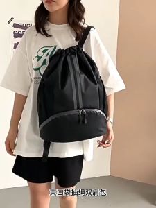 Basketball Soccer Bag String Bag Backpack Sports Gym Bag Outdoor Nylon Ultralight Drawstring Bag Outdoor Football Bag OL