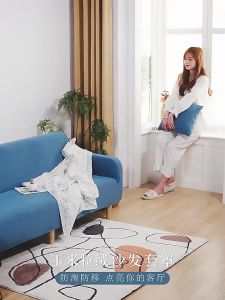 Xhome decor [Manila Stock+COD] Elastic L Shape Sofa Cover 1/2/3/4  sofa cover Stretchable Universal Couch Cover With Pillowcase sofa protector cover