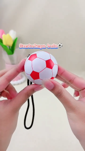 BOLA TWS Earphone Bluetooth Wireless Desain Headset Unik Case Bola Keren Bass Jernih
