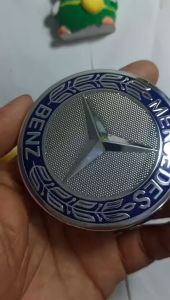 Logo mâm xe Mercedes Chụp mâm xe Mercedes Logo chụp Lazang xe Mercedes. (Loại 75mm) LogoMecxanh75