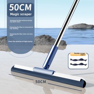 MONLEYTA | German Precision Magic Broom Silicone Bathroom Floor Water Scraper Multi-Functional Mopping Tool For Kitchen And Bathroom