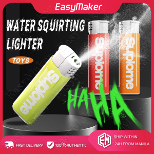 Water Spray Lighter Funny Toy Water Shooting Toy Creative Prank Joke Water Gun Toys Novelty Party Trick Gag Water Squirting Lighter Silly Novelty Party Gifts & Work & Prank Gifts Realistic Fake Lighters Prank Props