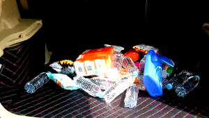 🌷ถูกสุด🌷 กล่องเก็บของหลังรถ 30*30*55cm กล่องเก็บของในรถยนต์ กล่องอเนกประสงค์ ท้ายรถ กันน้ำแบบพับได้ แบบมัลติฟังก์ชั่น