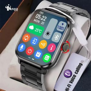 KESHUYOU ใหม่สมาร์ทนาฬิกา H9 Pro MAX 2.01 นิ้ว HD Bluetooth Call ข้อความการแจ้งเตือนโหมดกีฬา Smartwatch สําหรับผู้ชายผู้หญิง