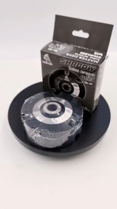 MASTER DEER รุ่น SHADOW ขนาดใบ 4 นิ้ว แผ่นเจียร์ ใบเจียร์เหล็กและสแตนเลส STAINLESS (WA) No.60 สีดำ 10 ใบ ต่อ 1 กล่อง