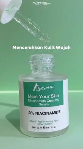 Serum Niacinamide 10% Glowing Pencerah Pelembab Anti Aging Noda Flek Hitam Berminyak BPOM Aman Alamin Skincare