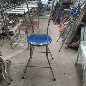 Ghế xếp inox có lưng dựa cao lên mặt ghế 60cm/70cm/80cm/90cm và 100cm . Hàng dày chắc chắn .