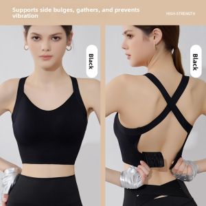miiow | High Intensity Sports Bra Womens Anti Shock Running Bra Yoga Fitness Vest Style Underwear Comfortable Nylon Fabric Full Cup