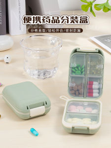 Portable Mini Medicine Box Daily Dose Organizer Compact Travel Size Drug Storage Container Easy to Carry Medicine Container