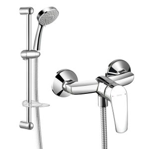 Simple Pressure-Enhanced Mixing Shower Faucet