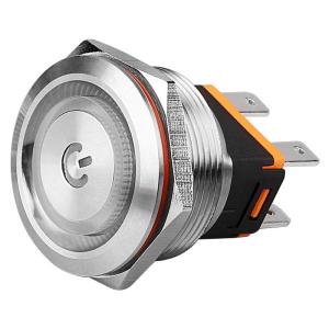 LANBOO | High Current LED Water-resistant IP65 Self-locking Resettable Button Switch 22mm
