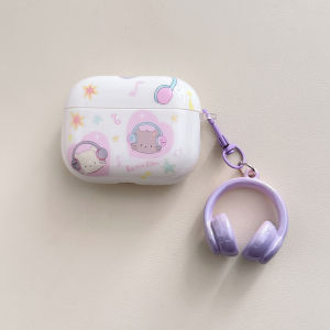 Cat Ear Protection Case for AirPods Pro3 AirPods4 Active Noise Reduction Apple 3rd Gen Bluetooth Earphone Cover pro 3rd Gen 2 Ear Case AirPodsPro2 Shell