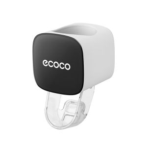 Ecoco Automatic Toothpaste Squeezer Wall Mounted Storage Rack Childrens Toothpaste Dispenser Organizer Bathroom Accessories
