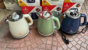 Ấm đun nước siêu tốc ruột Inox 304 Kalpen sắc màu KK9901 dung tích 1.8 lít hàng Đức bảo hành 24 tháng