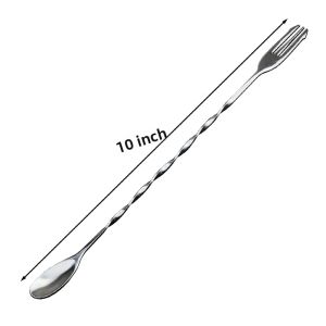Muỗng Khuấy Cocktail Bằng Thép Không Gỉ Muỗng Pha Chế Dụng Cụ Pha Chế Bằng Kim Loại Thân Thiện Với Môi Trường Phụ Kiện Pha Chế Rượu Và Đồ Dùng Cho Bartender