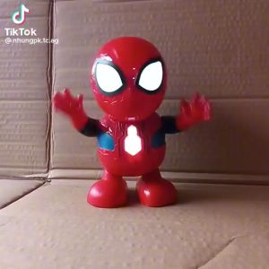 Đồ chơi thông minh robot người nhện dance hero nhảy múa vui nhộn có nhạc cực kì dễ thương