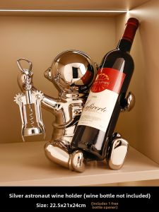 Creative High-end Ceramic Decorative Wine Rack Ornament
