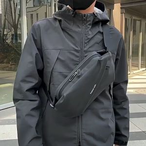 กระเป๋าคาดเอว เพื่อผู้ชาย กระเป๋าคาดอก รุ่น6011 สำหรับคุณที่มีประสบการณ์ น้ำหนักเบา กันน้ำได้ สายปรับได้