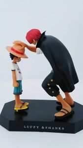 Mô Hình Luffy Shanks Tóc Đỏ Trong Truyện Đảo Hải Tặc One Piece Mô Hình Cao 18cm Tượng Figure - OnePiece