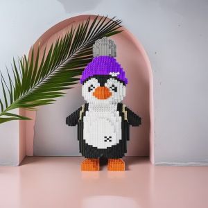 8265 Pieces of Penguin Series Animal Building Blocks Pp Plastic Various Penguins Etc. Perfect Return Gifts
