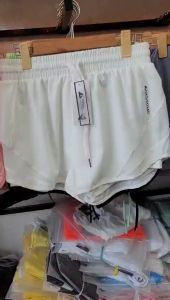 [Hàng chính hãng] Quần tập Gym NAQI 611 quần thể thao chạy bộ cầu lông 2 lớp chính hãng