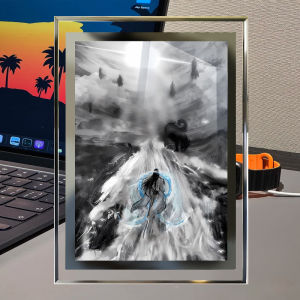 Khung Ảnh Pha Lê Gù Yu Fāngyuán Quà Tặng Cho Bạn Bè Trang Trí Nhà Tượng Thần Tiên Thực Tế Người Yêu Thực Tế Khung Ảnh