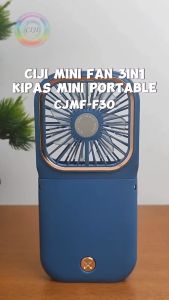 COD Livews Kipas Angin Portable Smartphone Holder Powerbank 3000mAh F3